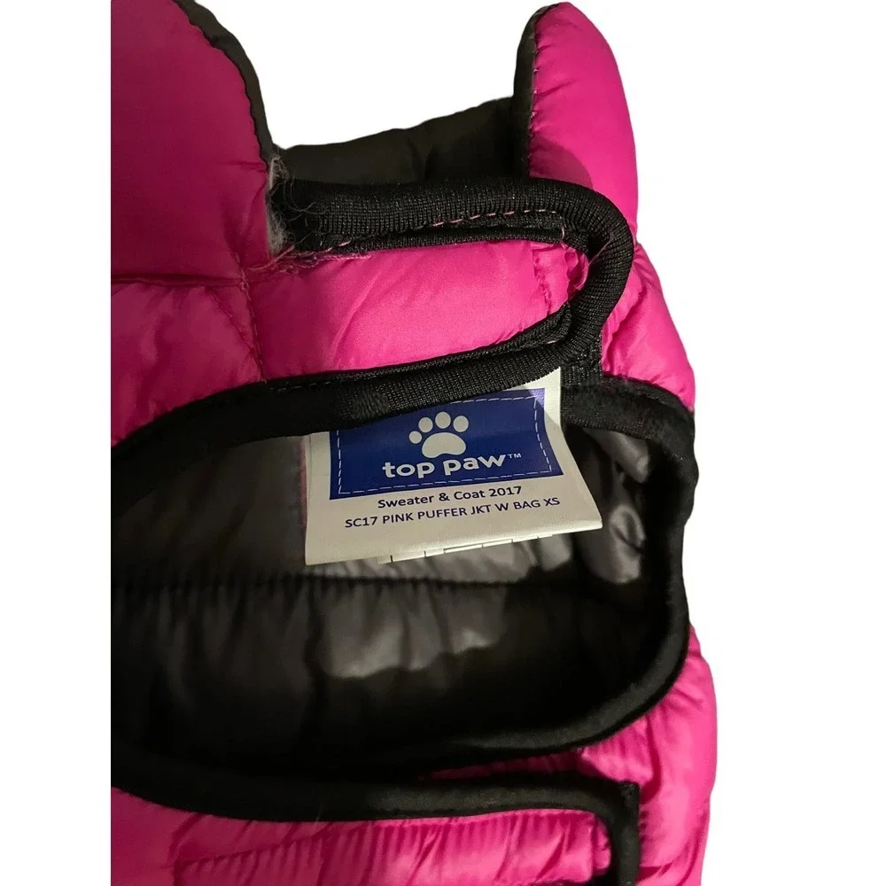 Top Paw Outdoor Pink Puffer Jacket Size XS